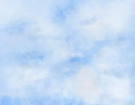 Realistic white cloud on blue sky background ep05 Stock Illustration