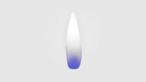 Realistic White Flame Animation with Transparent Background and Alpha Channel Stock Footage 316017432