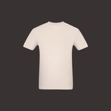 Realistic white mesh tshirt, vector Stock Illustration