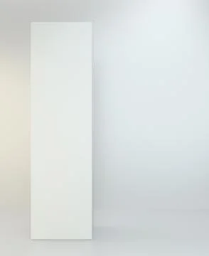 Realistic White Package Box. For Software, electronic device and other products Illustrazione stock