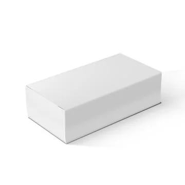 Realistic White Package Gift Box. For Software, Electronic device Or Other Stock Illustration
