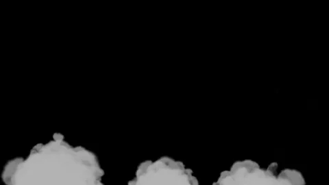 Realistic white smoke. Stock Footage 128419080