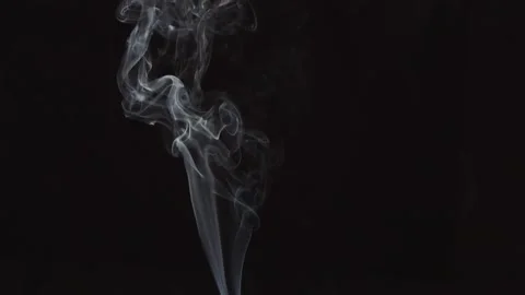 Realistic White Smoke Swirling Effect Background Video Footage Stock Footage 324629788