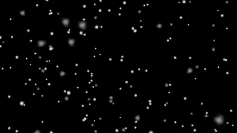 Realistic White Snow falling on a black ... | Stock Video | Pond5