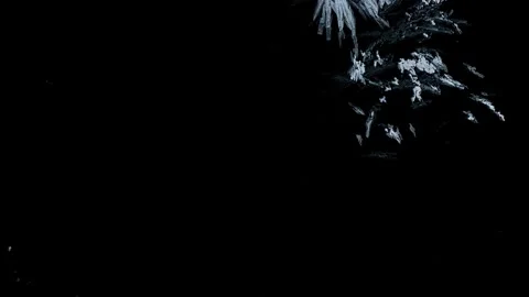 Realistic window freezing animation, Ice revealing Stock Footage 135762504