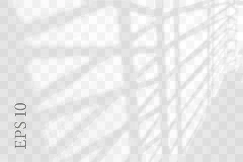 Realistic window hallway shadow. Multiply Overlay effect Stock Illustration