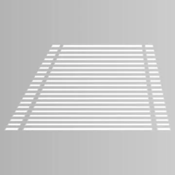 Realistic window light and shadow Stock Illustration