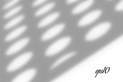 Realistic window shadow. Multiply Overlay effect. Long Stock-Illustration