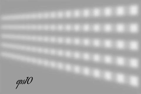 Realistic window shadow. Multiply Overlay effect. Long Stock Illustration