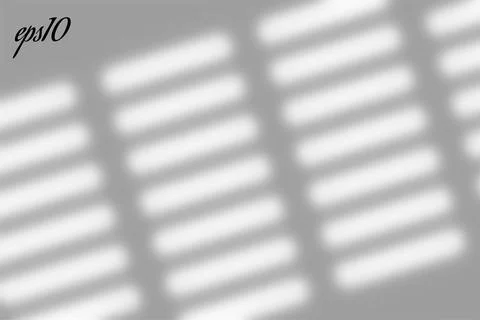 Realistic window shadow. Multiply Overlay effect. Long Stock Illustration