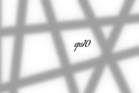 Realistic window shadow. Multiply Overlay effect. Long Stock Illustration