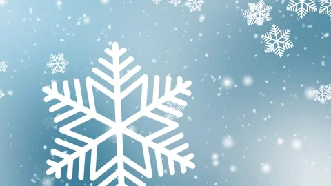 Realistic Winter Snowflakes Falling with Soft Blur Particles 4k stock video. Видео 337333120