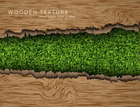 Realistic wood texture Stock Illustration