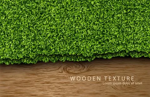 Realistic wood texture Stock Illustration
