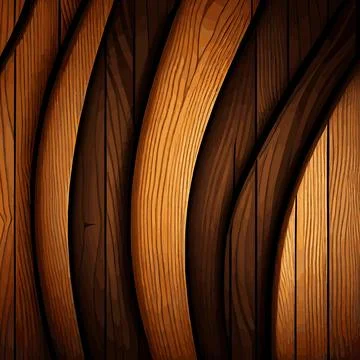 Realistic wood texture plank background, fiber texture pattern - Vector Stock Illustration