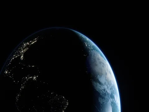 Realistic world globe locator highlighting Brazil 4K  Stock Footage 83310757