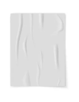 Realistic wrinkled paper texture with subtle folds and creases, perfect for Stock Illustration