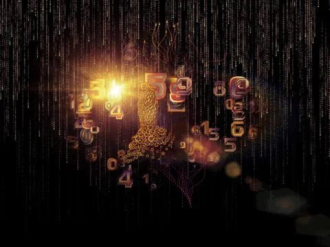 Reality of Data Set Stock Illustration