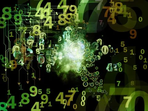 Reality of Data Set Stock Illustration