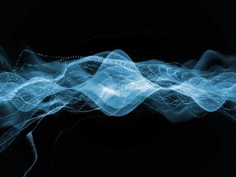 Reality of Light Wave Stock Illustration