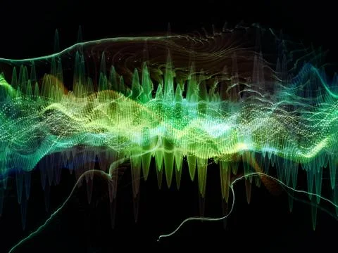 Reality of Light Wave 库存插图