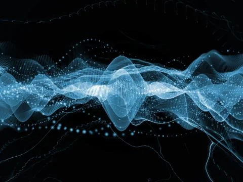 Reality of Light Wave Stock Illustration