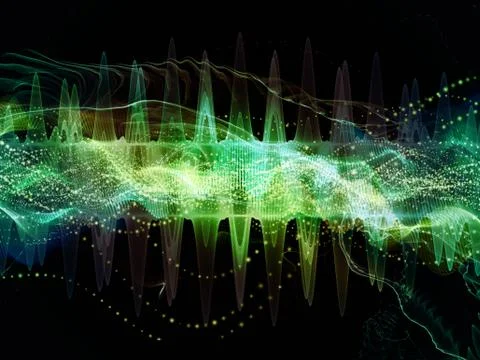 Reality of Light Wave 스톡 일러스트