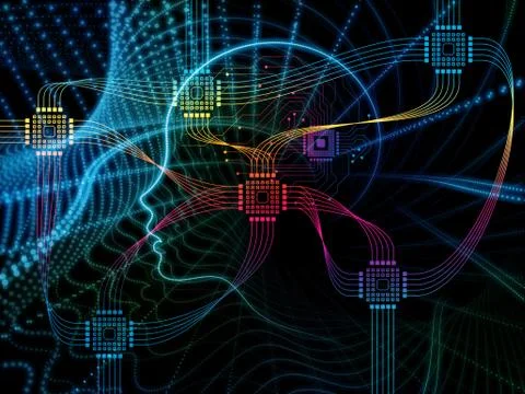 Reality of Machine Consciousness Stockillustratie