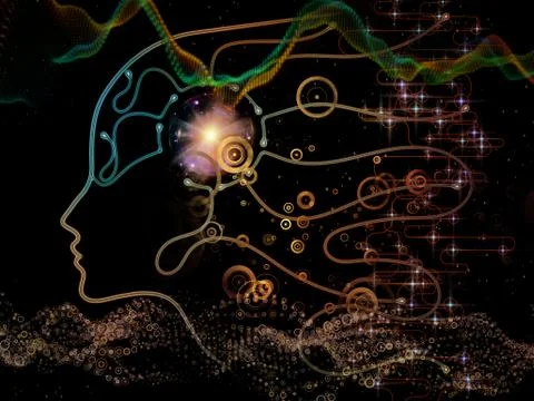 Reality of Machine Consciousness Stockillustratie