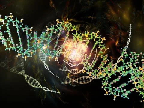 Reality of Microcosm Stock Illustration