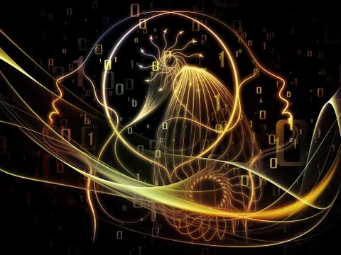 Reality of New Self Stock Illustration