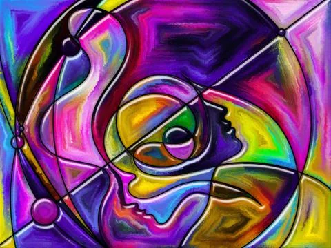 Reality of Perception Stockillustratie