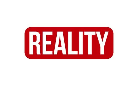 Reality Rubber Stamp Seal Vector Stock Illustration