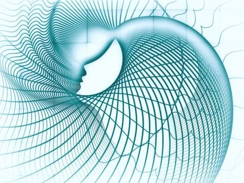 Reality of Soul Geometry Stock Illustration