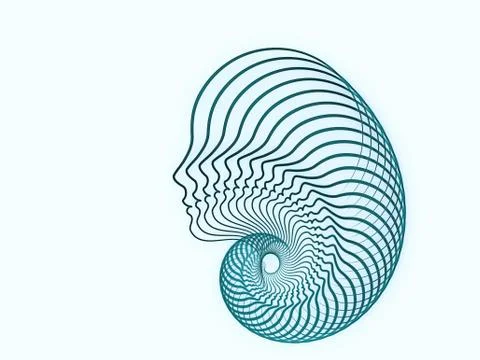 Reality of Soul Geometry Stock Illustration