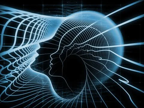 Reality of Soul Geometry Stock Illustration