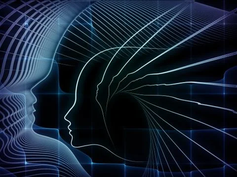 Reality of Soul Geometry Stock Illustration