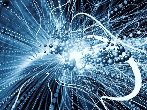 Reality of Wave Particle Stockillustratie