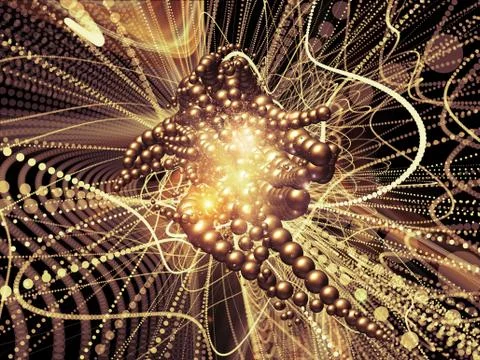 Reality of Wave Particle 스톡 일러스트