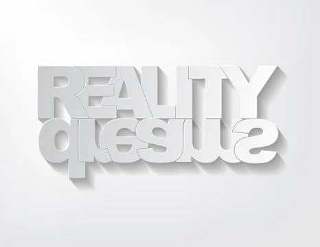 Reality/dreams concept Illustrazione stock