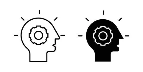 Realization icon vector art Illustrations Stock Illustration