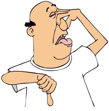 That really stinks man Stock Illustration