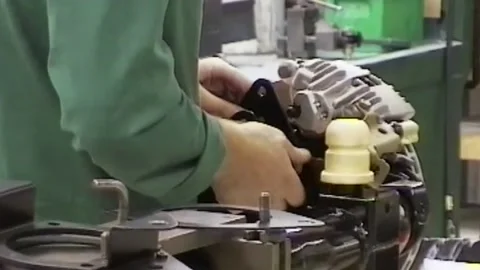 A really unique original archive video made in Newport Pagnell. Vídeo Stock 137295009