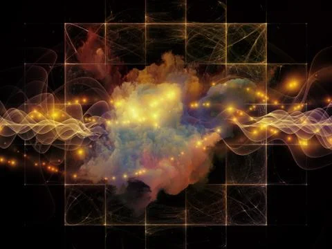 Realms of Abstract Visualization Stock Illustration