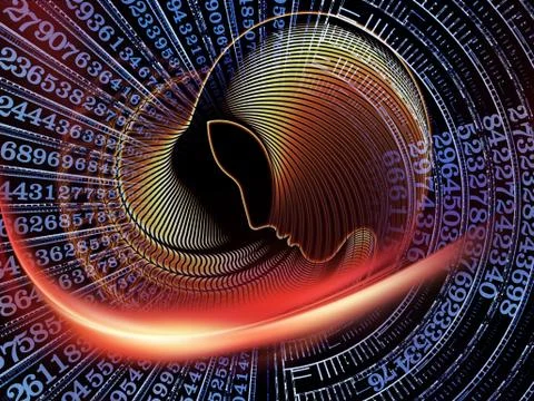 Realms of Calculations 스톡 일러스트