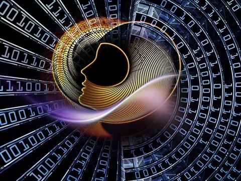 Realms of Calculations Illustrazione stock