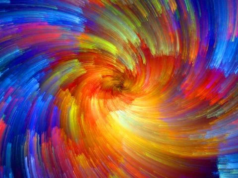 Realms of Color Stock Illustration