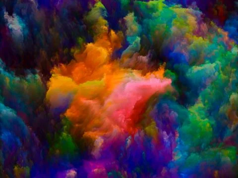 Realms of Color Illustrazione stock