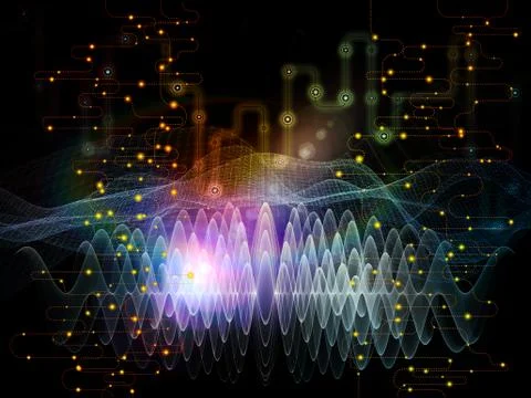 Realms of Data Flow 무료 스톡 일러스트