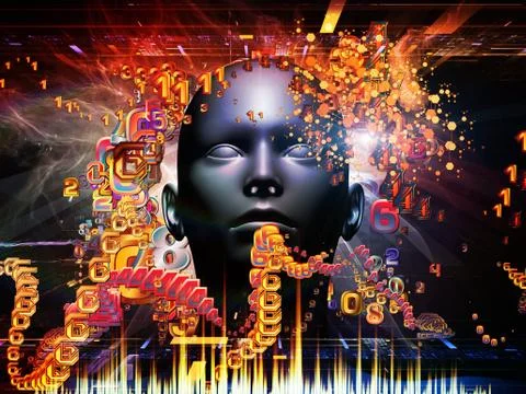 Realms of Digital Science Stock-Illustration